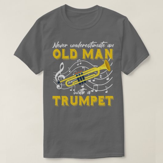 Trumpet Instrument Trumpets Musical Gift T-shirt (Design voorkant)
