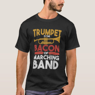 Trumpet is de bacon van de markeringsband trumpet t-shirt