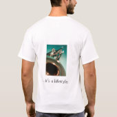 Trumpet is een levensstijl t-shirt (Achterkant)