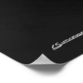 Trumpet jazzgeluid poster (Hoek)