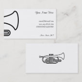 Trumpet, Jouw naam hier, Visitekaartje (Voorkant / Achterkant)