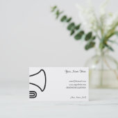 Trumpet, Jouw naam hier, Visitekaartje (Staand voorkant)