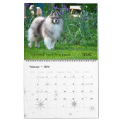 Trumpet Keeshond Calendar 2013-update end of Dec Kalender (Feb 2026)