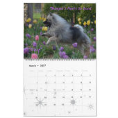 Trumpet Keeshond Calendar Kalender (Mar 2027)