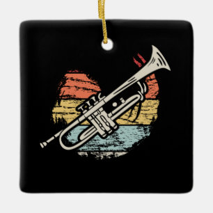 Trumpet  keramisch ornament