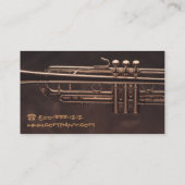 Trumpet kleppen Visitekaartjes (Achterkant)