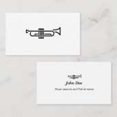Trumpet Logo - Visitekaartje (Voorkant / Achterkant)
