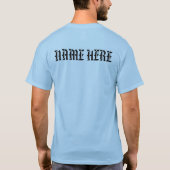 Trumpet: Luid en trots T-shirt (Achterkant)