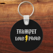 Trumpet: Luide en rode Sleutelhanger (Voorkant)