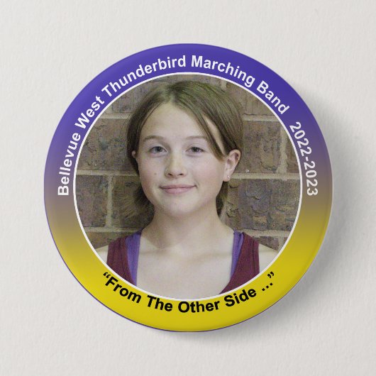 Trumpet Madalyn 9 Ronde Button 7,6 Cm (Voorkant)