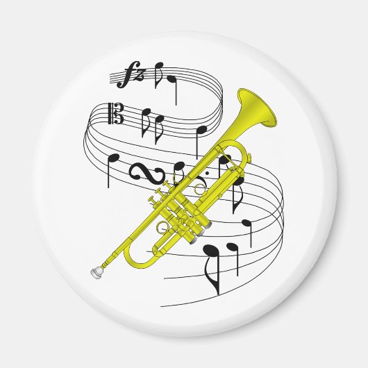 Trumpet Magneet (Voorkant)