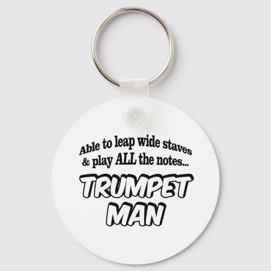 Trumpet Man - Muzieksuperheld Sleutelhanger (Voorkant)