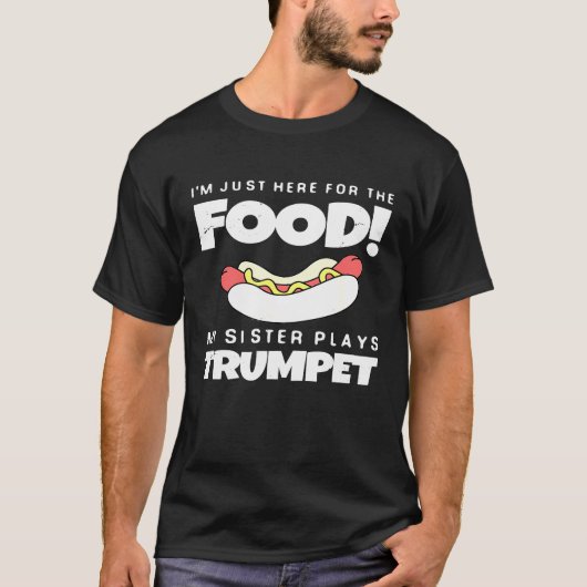 Trumpet - Marching School Band Sister Brother Trum T-shirt (Voorkant)