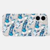 Trumpet Music Note Fragmenten Case-Mate iPhone Case (Achterkant (horizontaal))