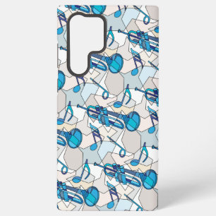 Trumpet Music Note Fragmenten Samsung Galaxy Hoesje