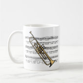 Trumpet musical 11 B Koffiemok (Links)