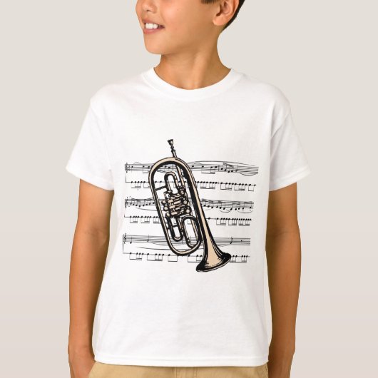 Trumpet musical 12 B T-shirt (Voorkant)