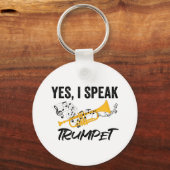 Trumpet Musical Instrument | Trumpet Band-cadeautj Sleutelhanger (Voorkant)