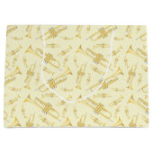 Trumpet Musician Band Teacher Large Gift Bag Groot Cadeauzakje (Voorkant)