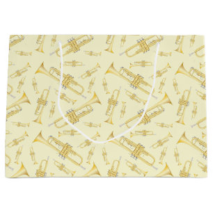 Trumpet Musician Band Teacher Large Gift Bag Groot Cadeauzakje