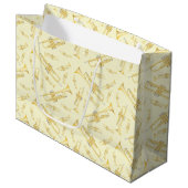 Trumpet Musician Band Teacher Large Gift Bag Groot Cadeauzakje (Voorkant Gekanteld)