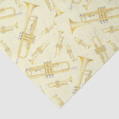 Trumpet Musician Band Teacher Wrapping Paper Tissuepapier (Detail)