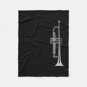 Trumpet Musician Fleece Deken