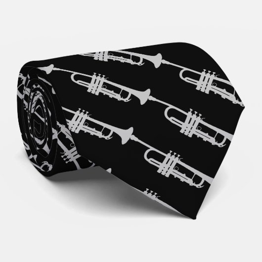 Trumpet Musician Stropdas (Opgerold)