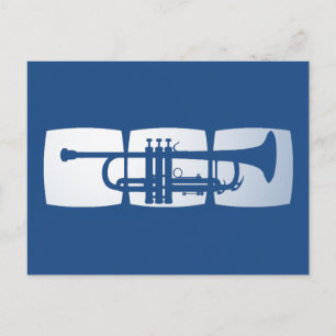 Trumpet Musician T-shirt voor trompeter Briefkaart
