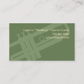 Trumpet Musician Teacher Player Studio Music Visitekaartje (Achterkant)