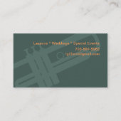 Trumpet Musician Teacher Player Studio Music Visitekaartje (Achterkant)