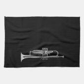 Trumpet Musician Theedoek (Horizontaal)