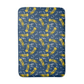 Trumpet Muzieknoten Patroon Badmat (Voorkant Verticaal)