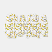 Trumpet Muzieknoten Patroon Bedankdoosjes (Uitgevouwen)