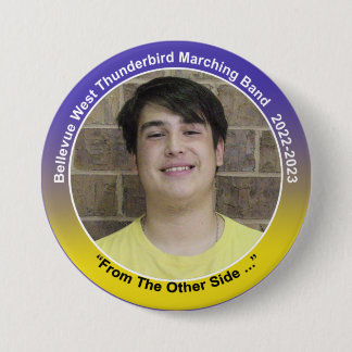 Trumpet Nathan 12 Ronde Button 7,6 Cm