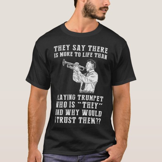 Trumpet Notes & Doubters: Het leven harmoniseren m T-shirt (Voorkant)