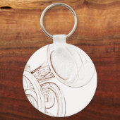 Trumpet of cornet Sleutelhanger of Sleutelhanger (Voorkant)