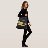 Trumpet-ontwerp Crossbody Tas (Op model)