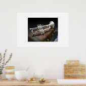 Trumpet op Hoesje Poster (Keuken)