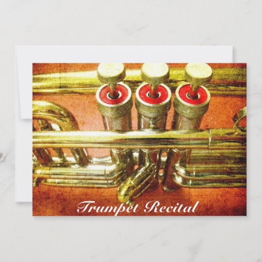 Trumpet Overweging cool jazz stijlvolle prestaties Kaart (Voorkant)