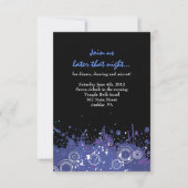 Trumpet & Piano Musical Bar Bat Mitzvah Party Card Kaart (Voorkant)