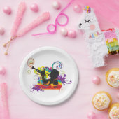 Trumpet Player Art Work Papieren Bordje (Feest)