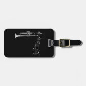 Trumpet Player Bagagelabel