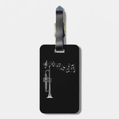 Trumpet Player Bagagelabel