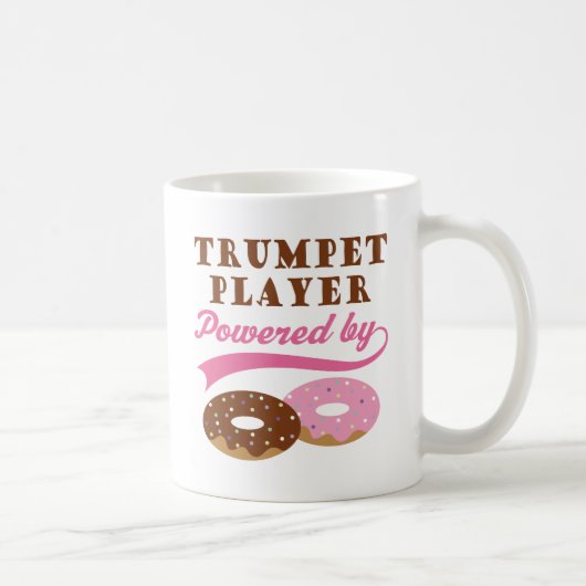 Trumpet Player Funny Gift Koffiemok (Rechts)