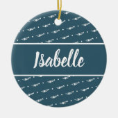 Trumpet Player Gift Custom Personalized Musician Keramisch Ornament (Voorkant)