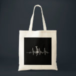 Trumpet Player Gift Musical Instrument Heartbeat T Tote Bag<br><div class="desc">Trumpet Player Gift Musical Instrument</div>