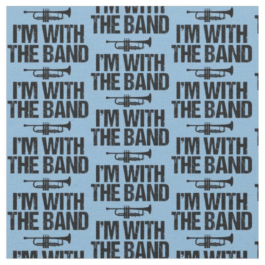 Trumpet Player Humor Stof (Close Up)