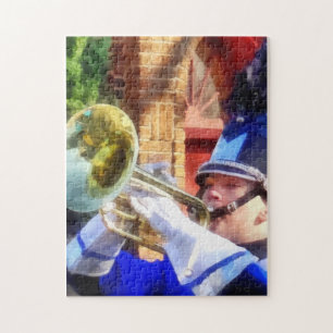 Trumpet Player in Marching Band Legpuzzel