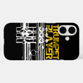 Trumpet Player iPhone case (Achterkant (horizontaal))